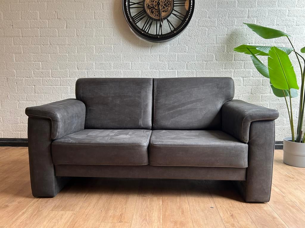 ZGAN Villa One 2-zitsbank in Luxe Micro leder Stof, 150 tot 200 cm, Tweepersoons, Ophalen of Verzenden, Zo goed als nieuw