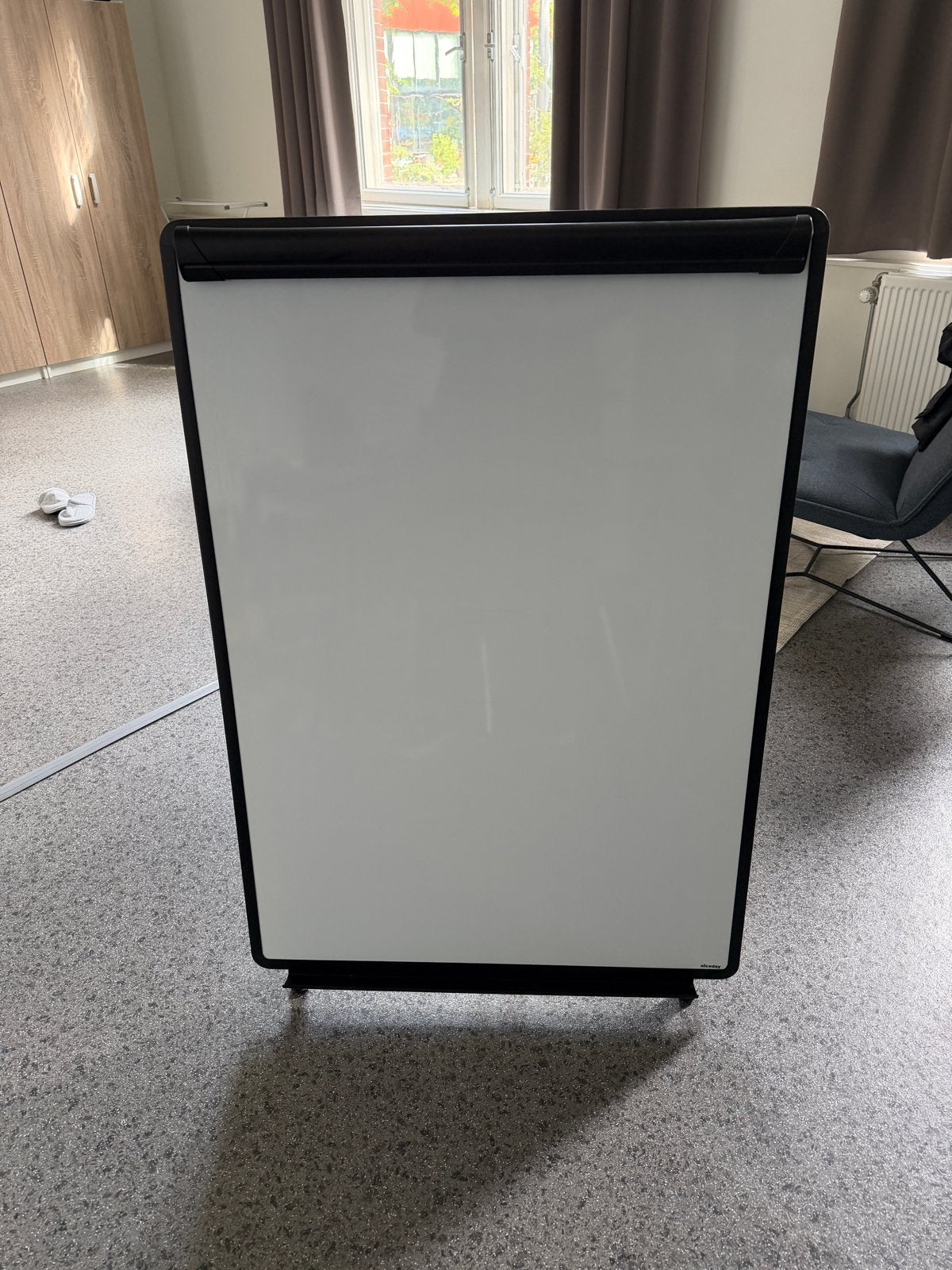 niceday flipoverblok whiteboard (magnetisch) 100x75 cm, Diversen, Ophalen of Verzenden, Mobiel, Zo goed als nieuw, Whiteboard