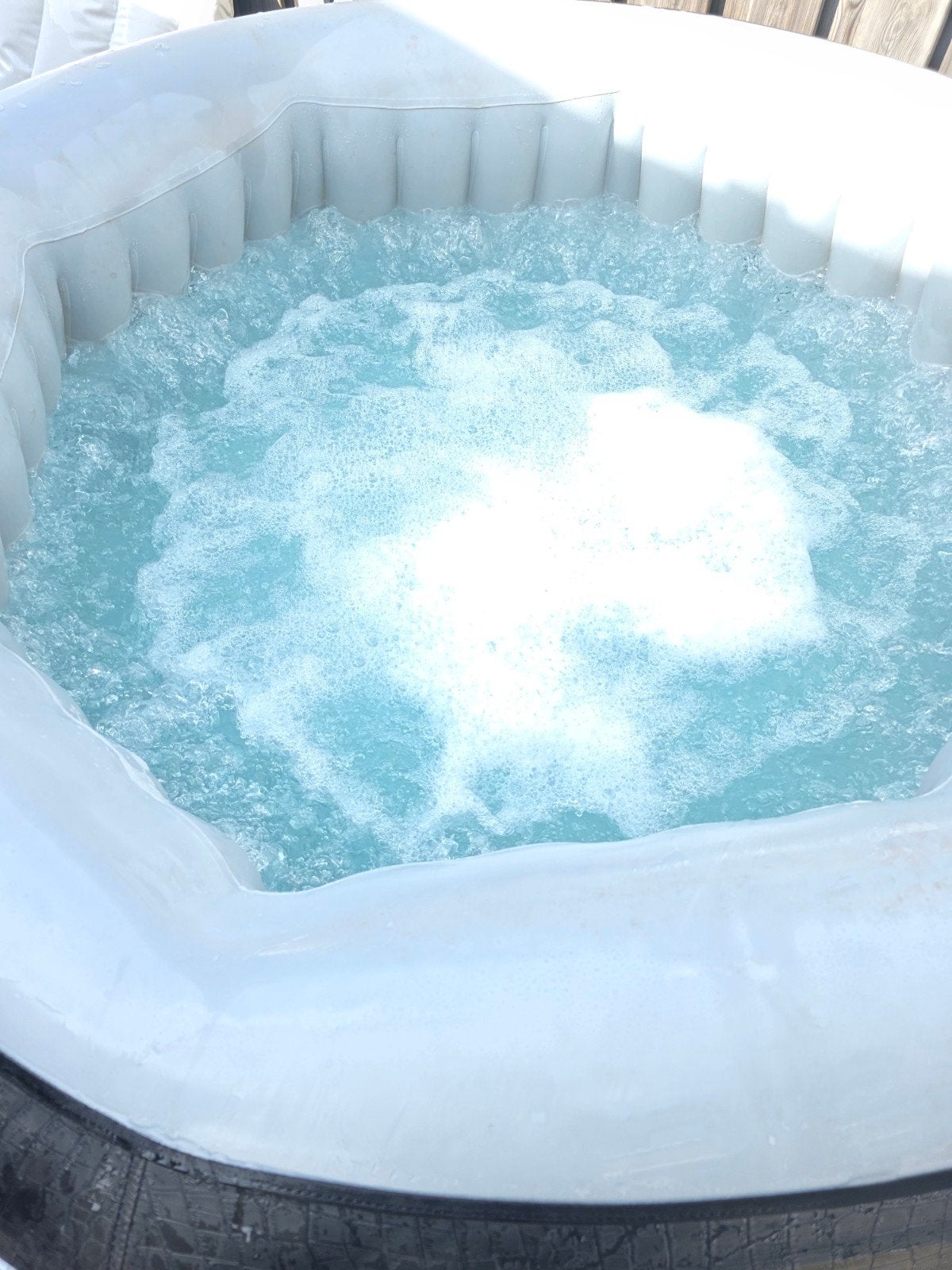 Bubbelen met NetSpa Python Opblaasbare Spa/Jacuzzi 5/6 perso, Tuin en Terras, Ophalen, Afdekzeil