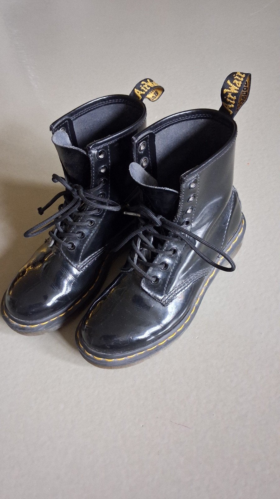 Dr martens boots schoenen maat 37, Ophalen, Gedragen, Zwart