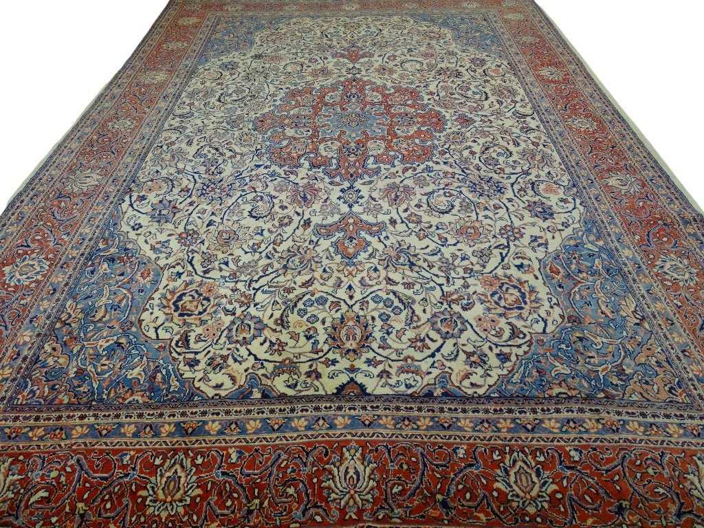 Perzisch tapijt - Sarouck - 395 x 273 cm - Handgeknoopt, -, -, 200 cm of meer, Eclectisch - Antiek - Modern - Klassiek