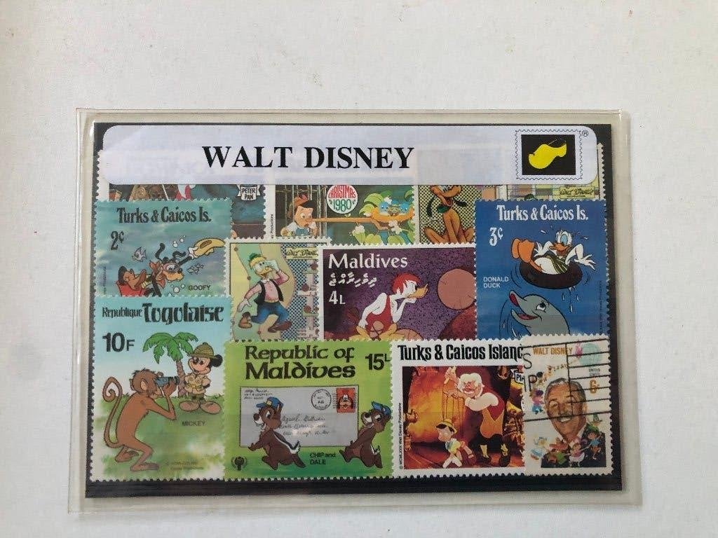postzegels thema disney 7 verschillende mapjes, Verzenden, Overige typen