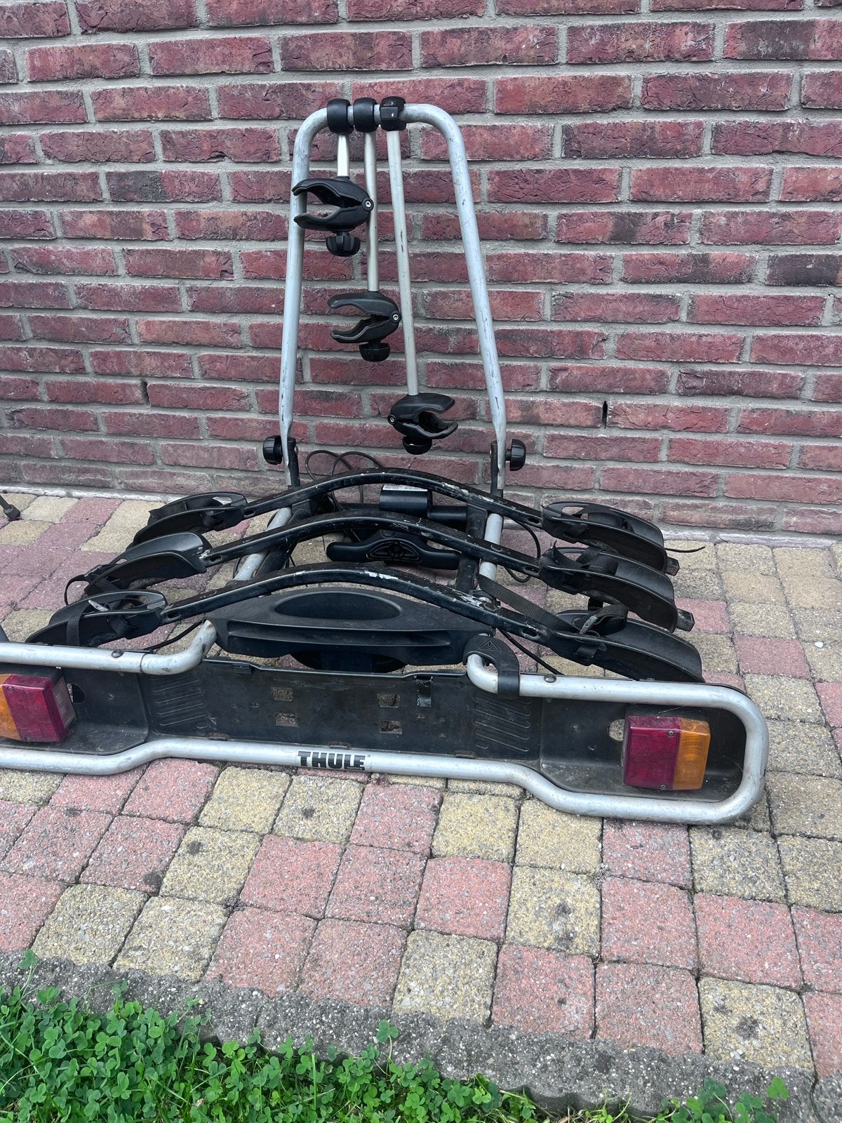 Thule fietsendrager voor 3 fietsen, Ophalen of Verzenden, 3 fietsen of meer, Gebruikt, Trekhaakdrager