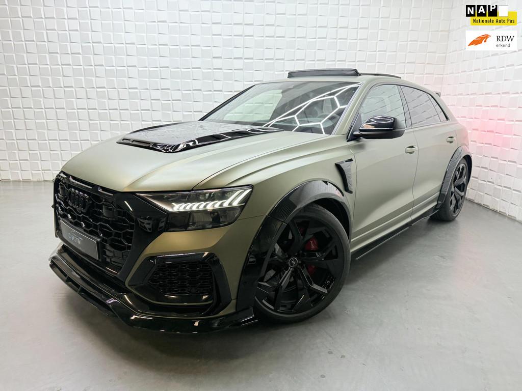 Audi RSQ8 4.0 TFSI RS quattro PRIOR DEGISN WIDEBODY 750PK, Stof, Gebruikt, 600 pk, Zwart