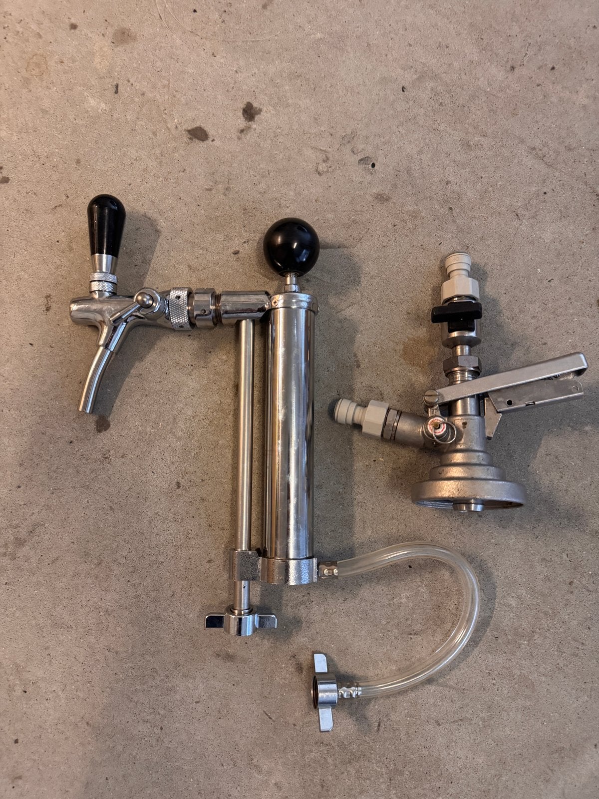 Bier Tapkraan met Pomp en Koppeling, Ophalen of Verzenden, Gebruikt