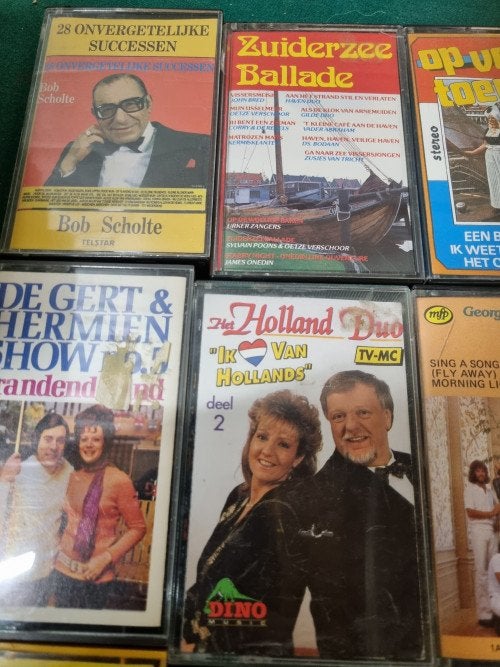 cassettebandjes origineel nederlandse artiesten, Ophalen of Verzenden, 'T Olde Gre-j, Info@toldegrej.nl, Endepoelstraat 20f Didam