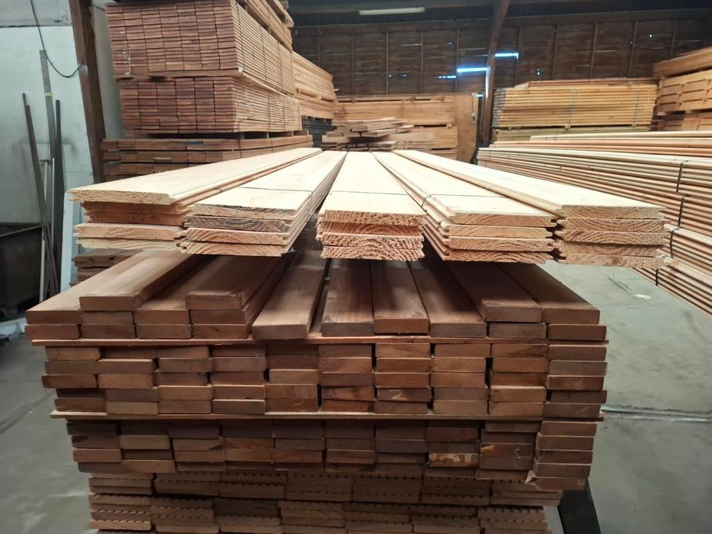 Partij 22 stuks douglas vellingdelen 4 m bezorgen mogelijk, Ophalen, Nieuw, 250 cm of meer, Planken
