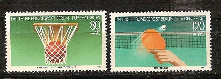 Berlin 732-735 postfris, Postzegels en Munten, Ophalen of Verzenden, BRD, Postfris