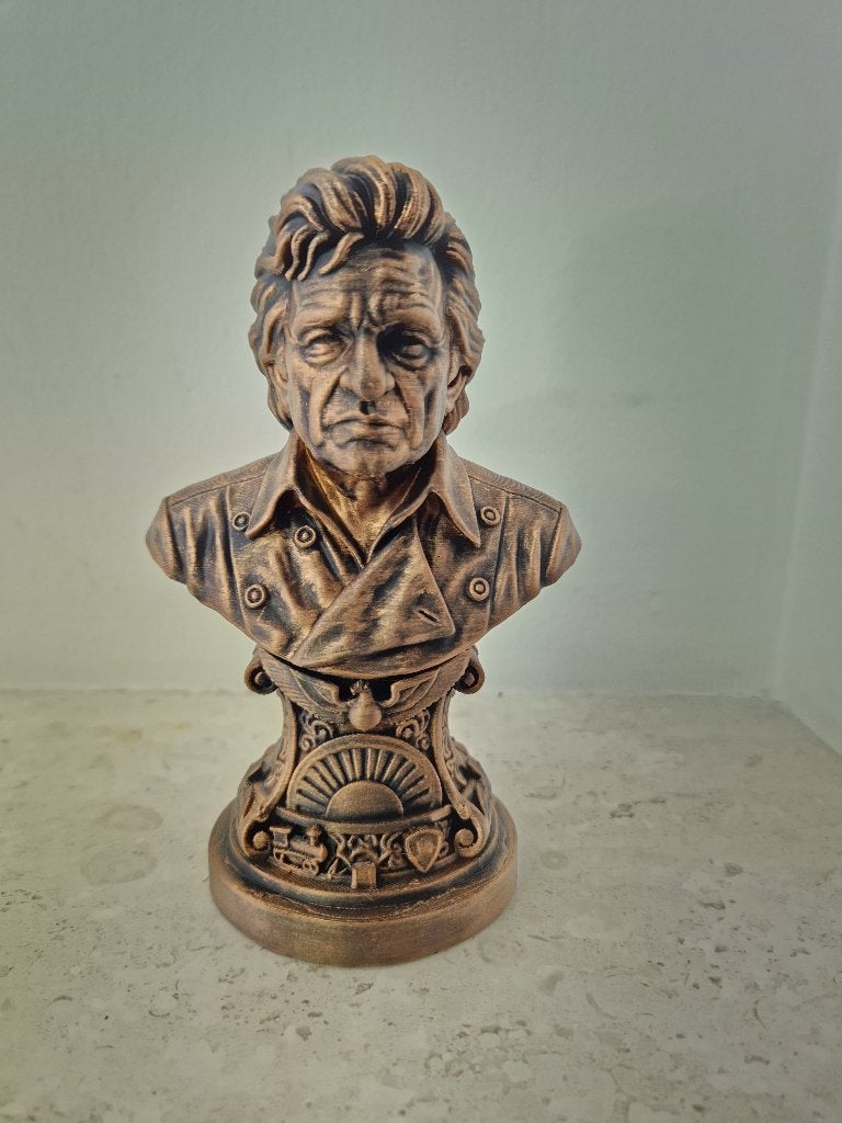 Nieuwe buste Johnny Cash, Verzamelen, Muziek, Artiesten en Beroemdheden, Ophalen of Verzenden, Nieuw, Pop, Beeldje of Miniatuur