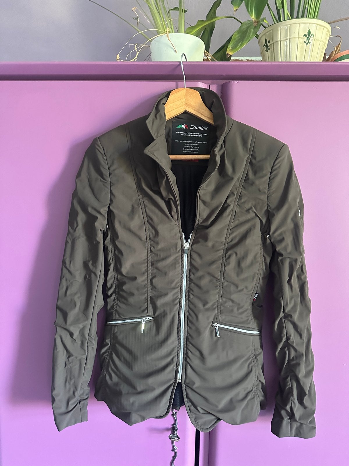 equiline jasje bruin XS, Dieren en Toebehoren, Gebruikt, XS, Ophalen of Verzenden, Springen