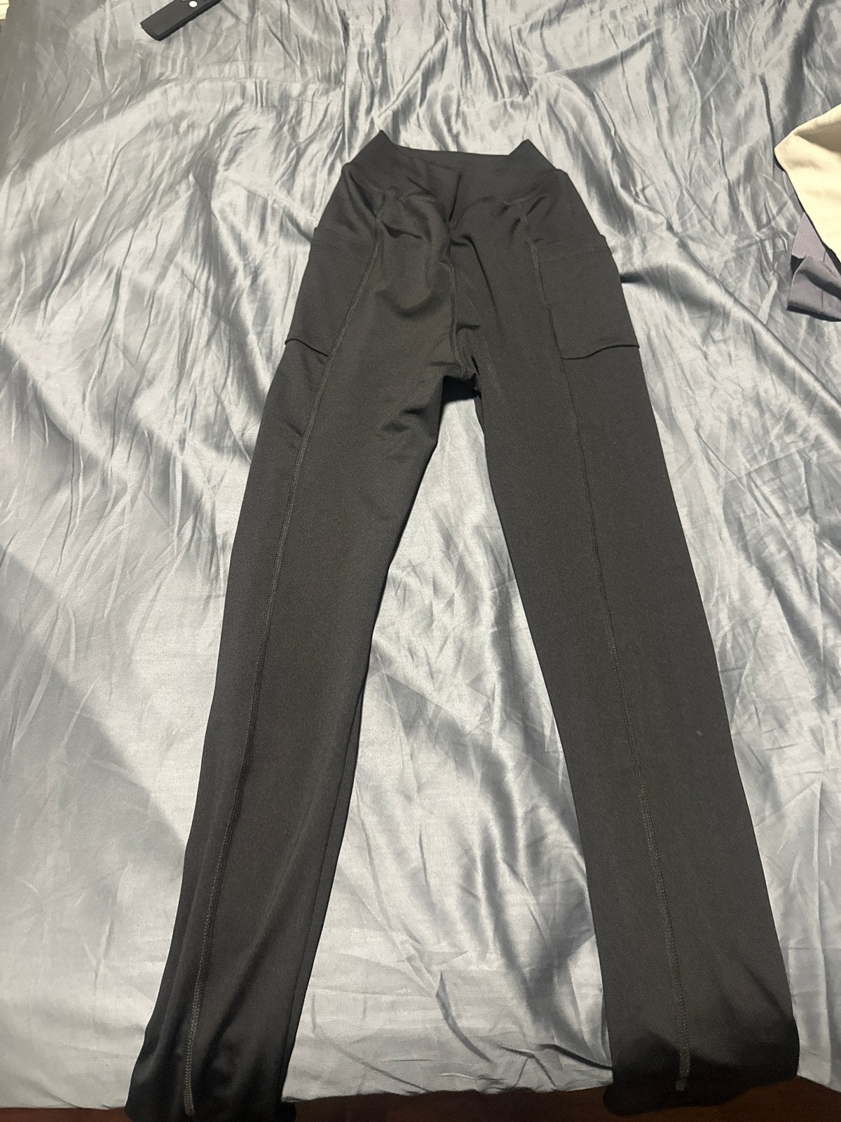 Boohoo Zwarte Legging met Zakken - Maat M, Zwart, Zo goed als nieuw, Lang, Ophalen