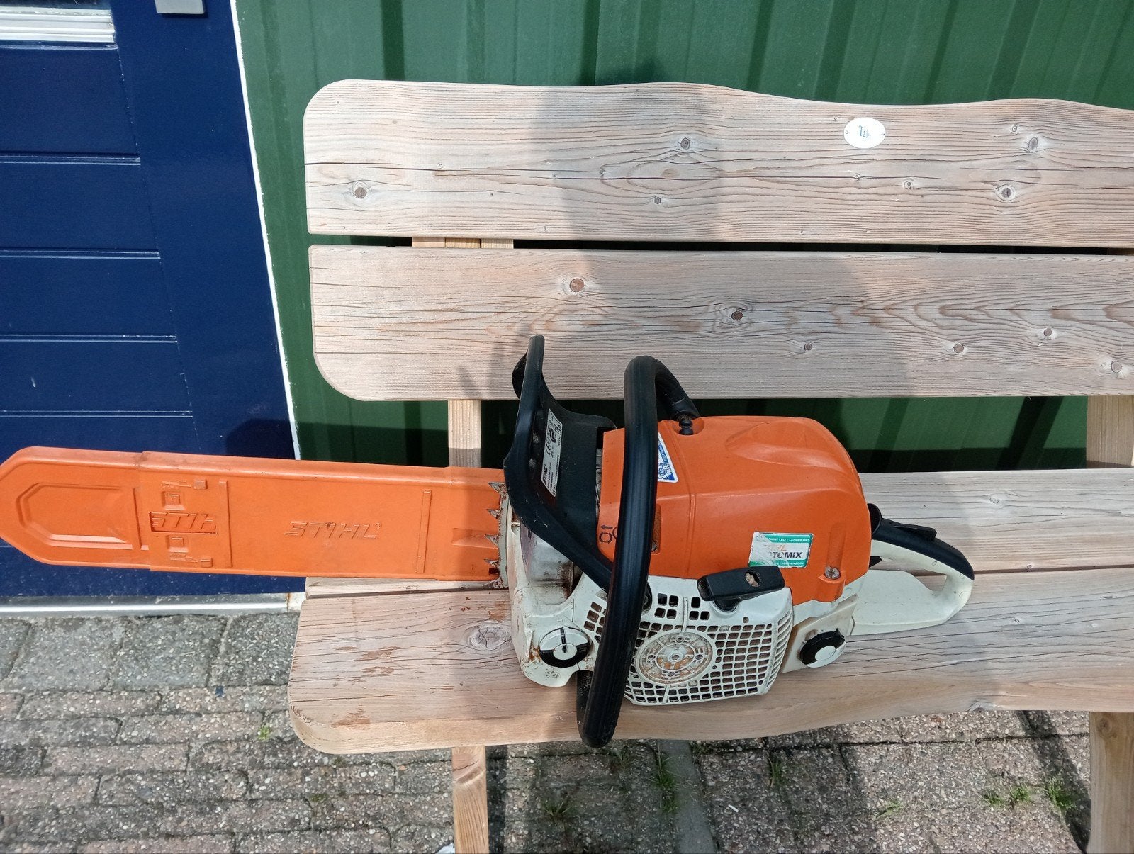 Stihl MS 391 Kettingzaag - Krachtige en Betrouwbare Zaag, Stihl, Gebruikt, 70 mm of meer, Kettingzaag