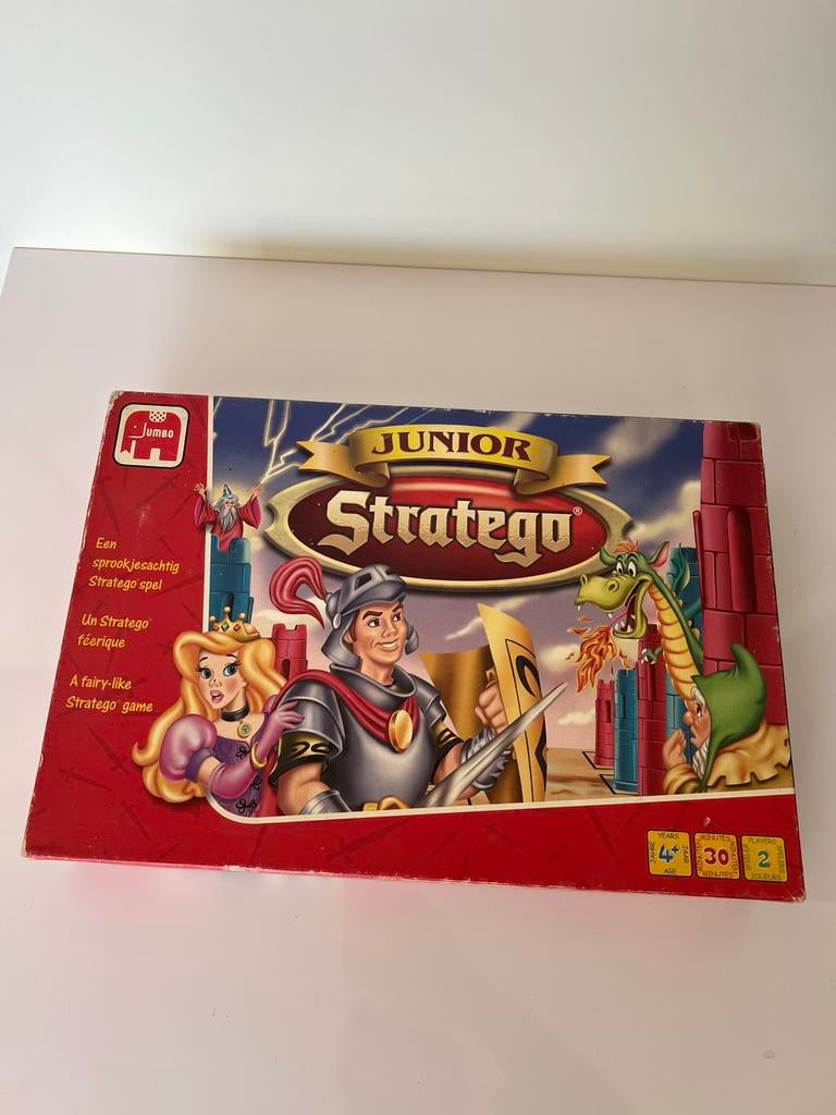 Stratego junior, Hobby en Vrije tijd, Gezelschapsspellen | Kaartspellen, Ophalen of Verzenden, Gebruikt