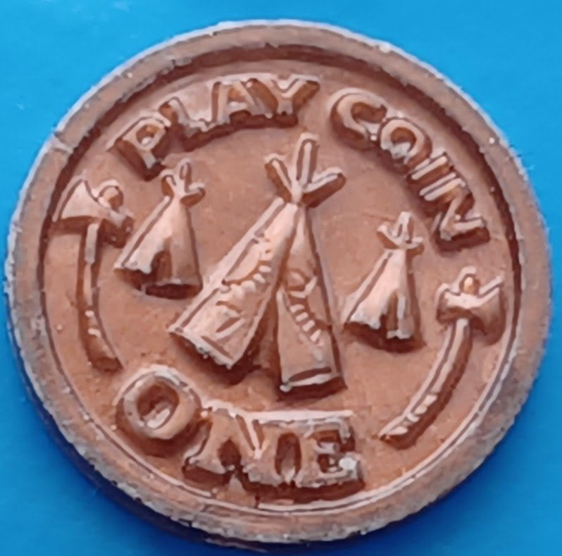 One Play Coin Transogram - speelmunt, Verzenden, Overige materialen, Buitenland