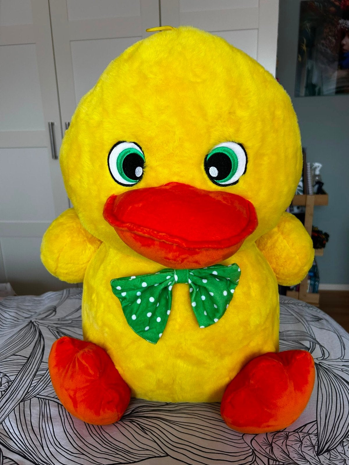Grote knuffel eend, Ophalen of Verzenden, Nieuw, Eend