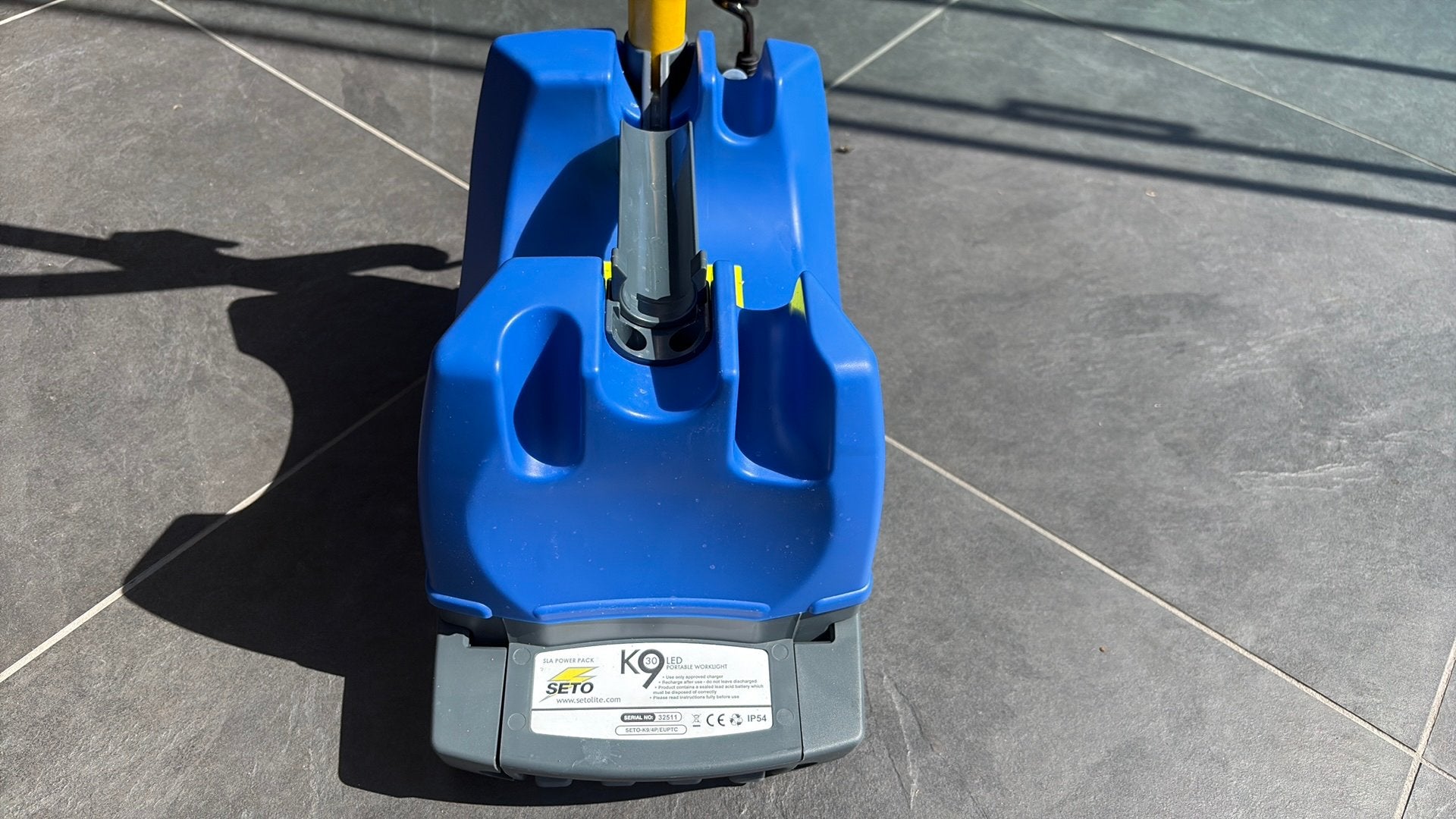 Seto K9 accu lamp, Ophalen of Verzenden, Zo goed als nieuw, Accu
