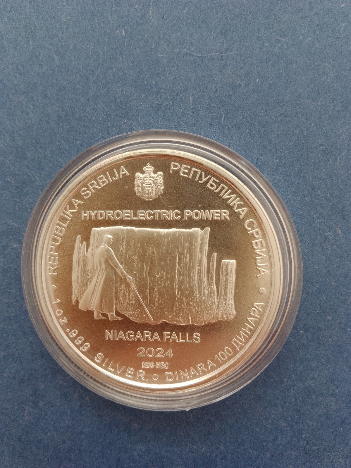 Hydro electric power 2024 1 oz zilver, Ophalen of Verzenden, Zilver