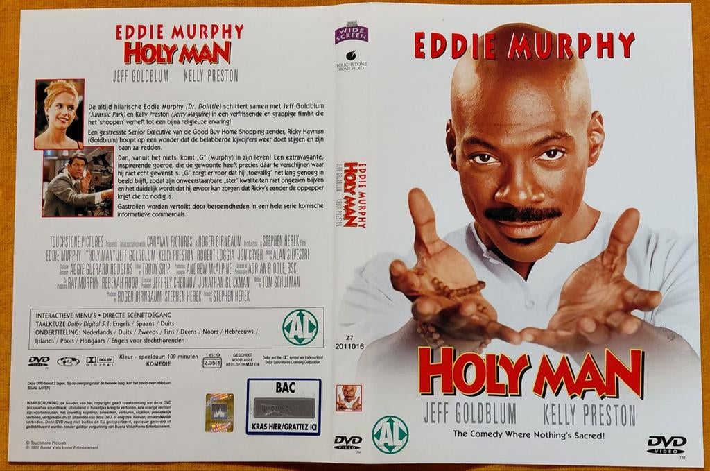 DVD Holy Man - Eddie Murphy Komedie, Cd's en Dvd's, Alle leeftijden, Ophalen of Verzenden, Gebruikt, Romantische komedie