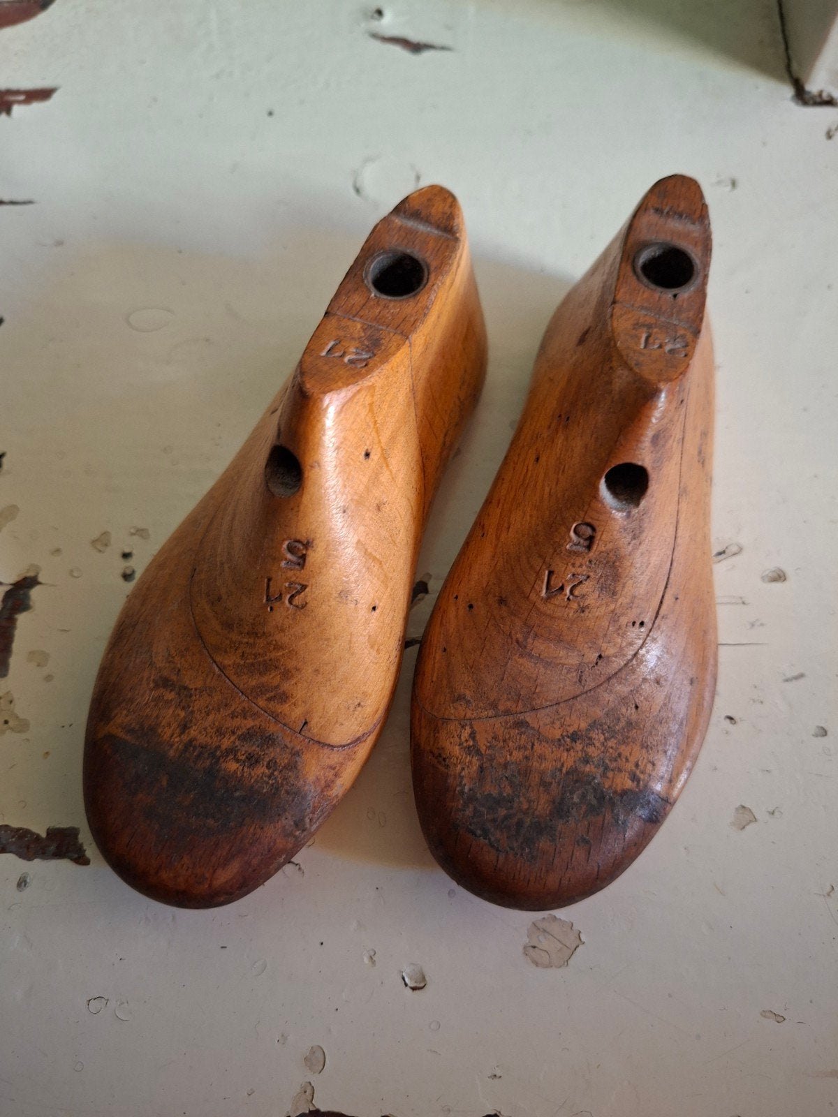 oude kleine schoenen mallen, Ophalen of Verzenden