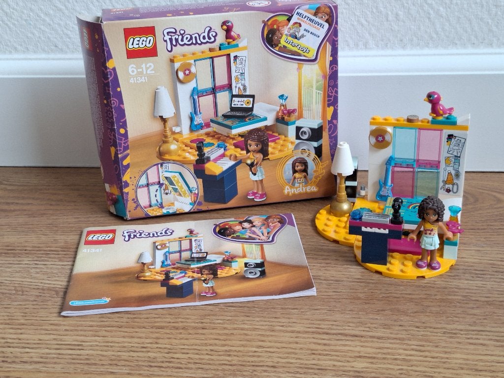 Lego friends Andrea's slaapkamer 41341, Ophalen of Verzenden, Gebruikt