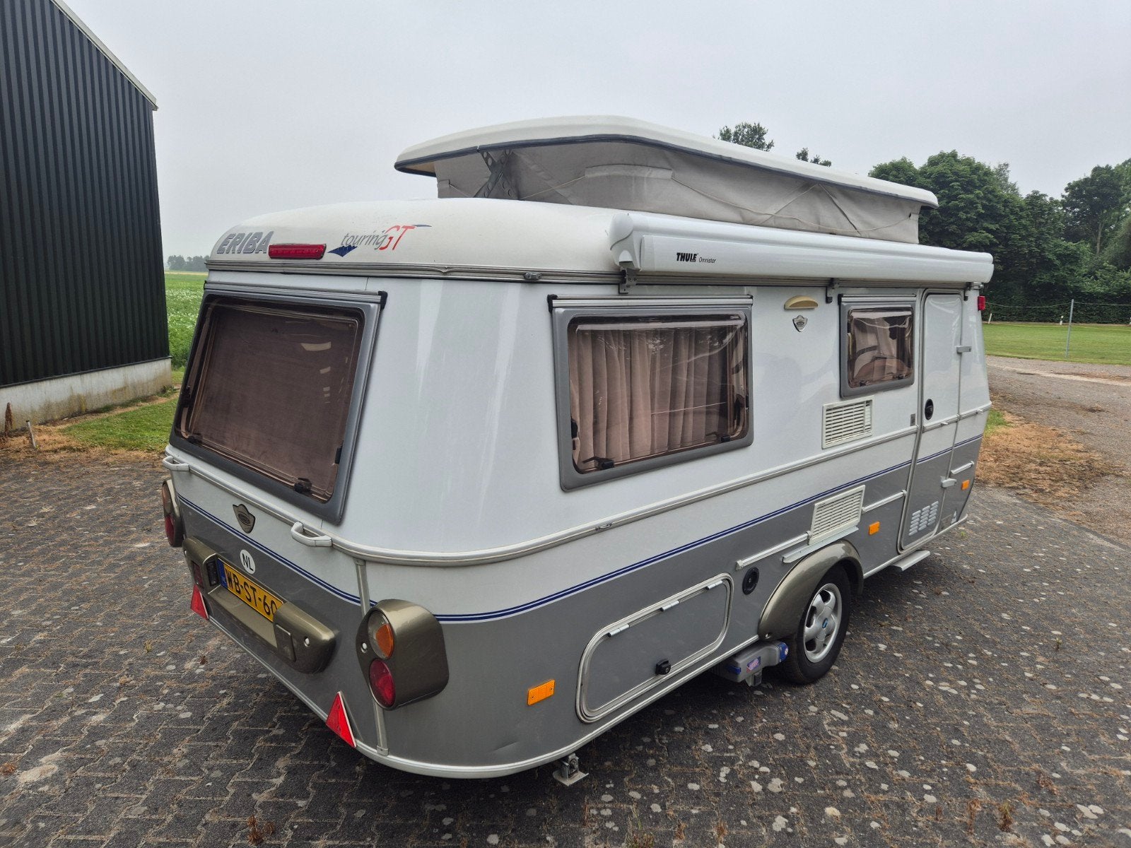 Eriba TrollTouring GT 540 - Compacte en complete caravan, Caravans en Kamperen, Caravans, Schokbreker, 2 aparte bedden, Particulier
