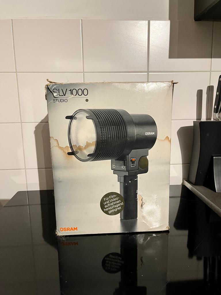 Osram SLV 1000 Studio Lamp, Ophalen of Verzenden, Zo goed als nieuw, Lamp of Flitsset