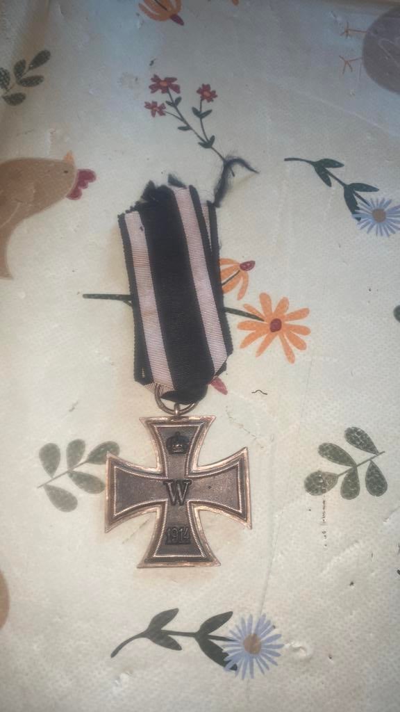 Orgineel kruis 2klasse, Verzamelen, Militaria | Tweede Wereldoorlog, Ophalen of Verzenden, Nederland, Lintje, Medaille of Wings