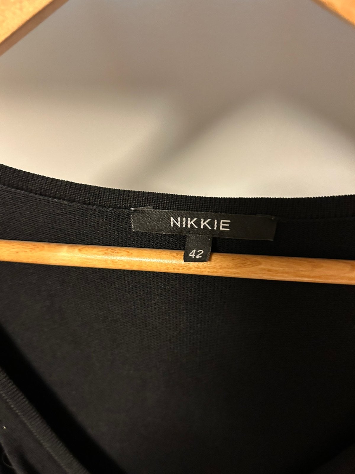 Nikkie jurk maat 42, Zwart, Maat 42/44 (L), Ophalen of Verzenden, Zo goed als nieuw