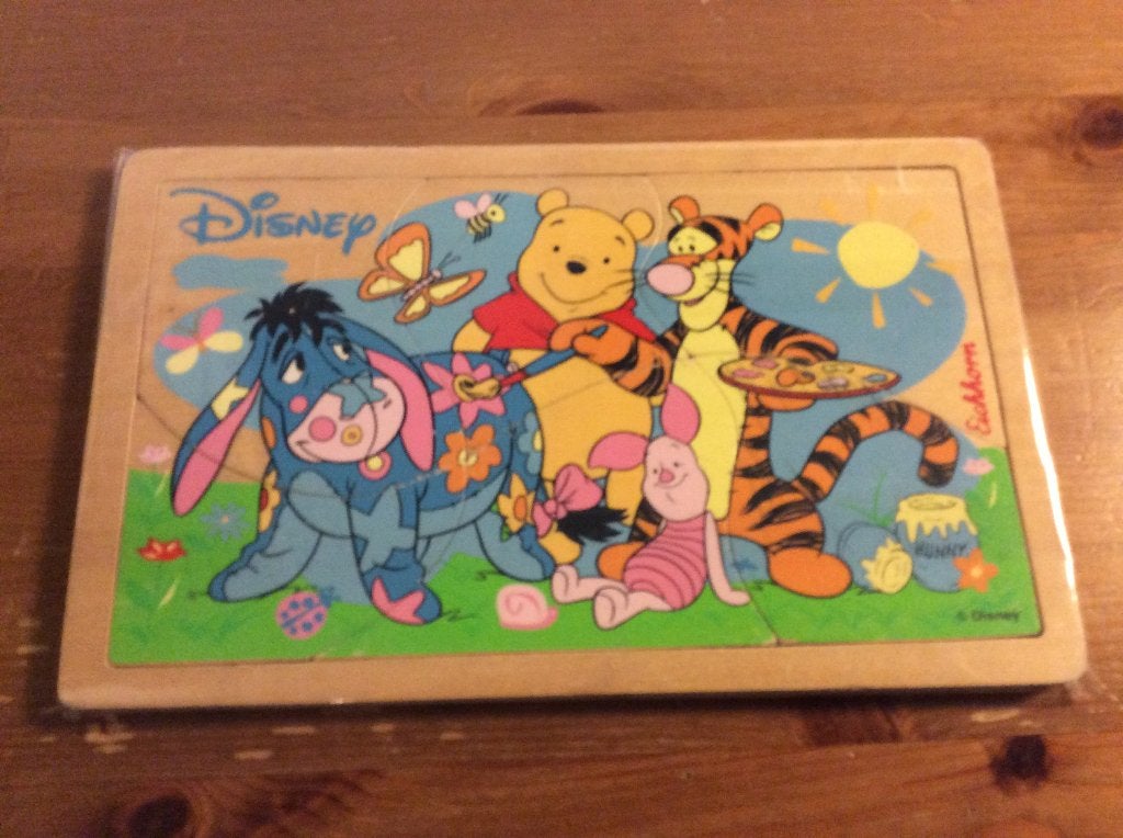 Eichhorn houten puzzel disney winnie de pooh, Ophalen of Verzenden, Minder dan 10 stukjes, Van hout