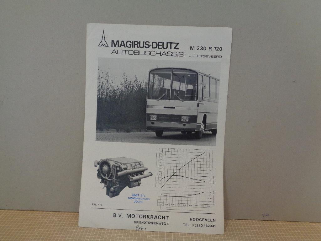 magirus deutz brochure, Ophalen of Verzenden, Zo goed als nieuw, Overige merken