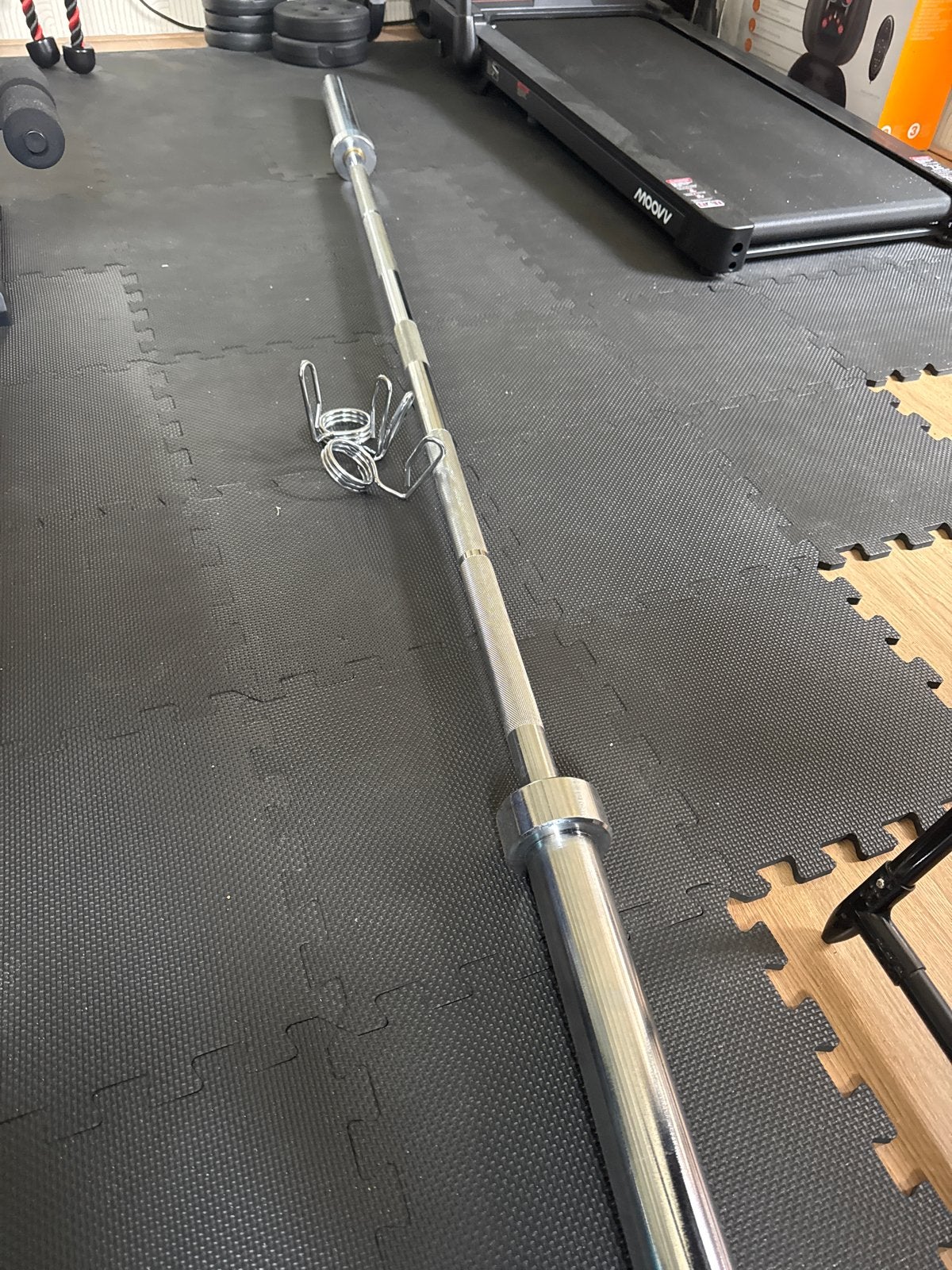 Newton Fitness OB-86 Olympische Halterstang 220 cm (50 mm), Ophalen, Zo goed als nieuw, Armen, Halterstangen