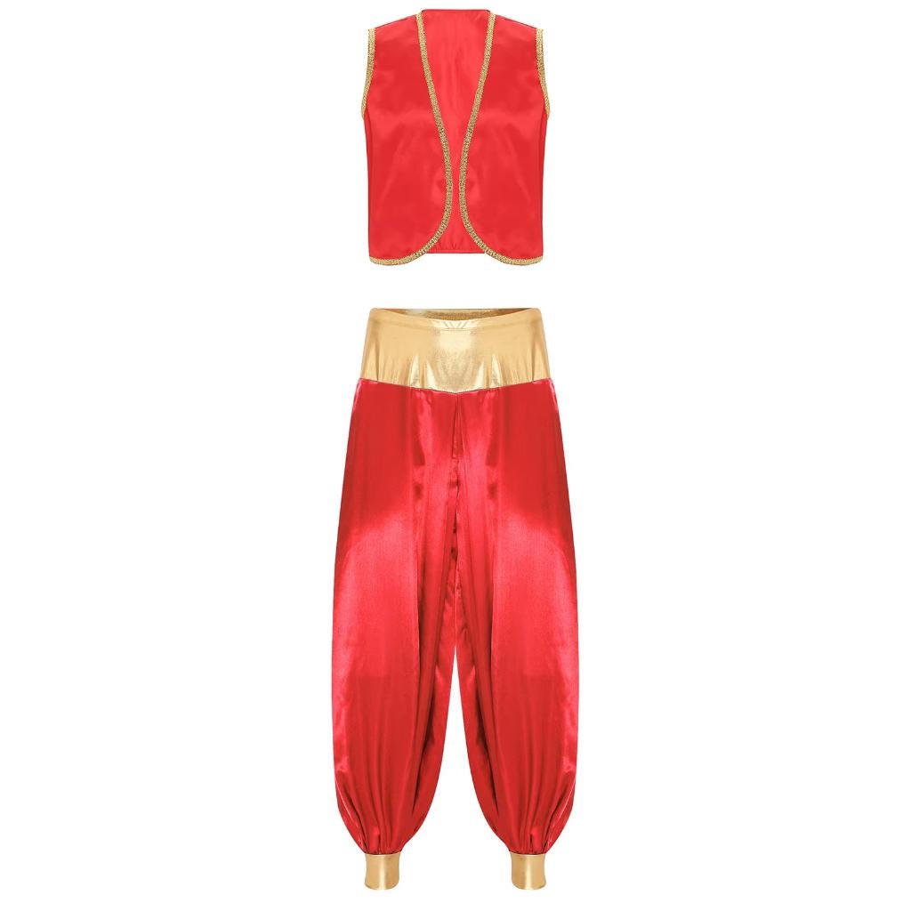 Rood arabische prins kostuum, Verzenden, Nieuw, Overige maten, Kleding