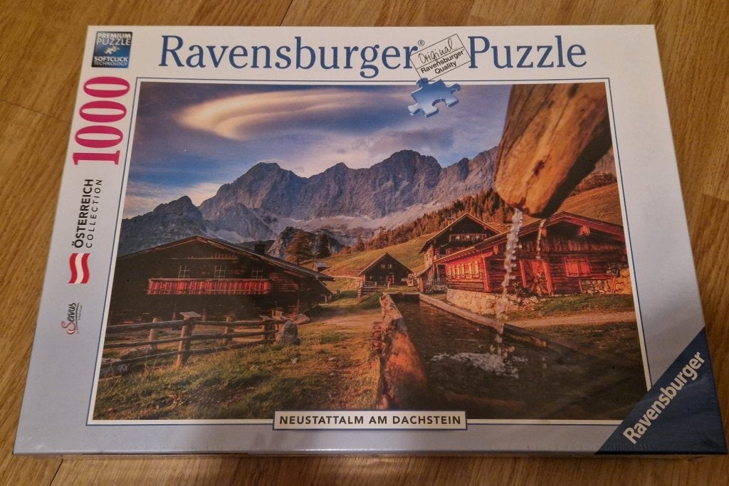 Puzzel met mat nieuw in doos, Ophalen, 500 t/m 1500 stukjes, Nieuw, Legpuzzel