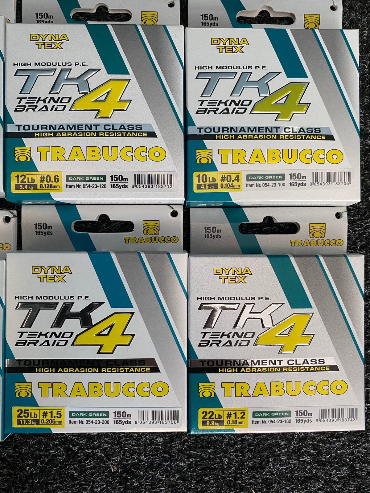 Trabucco TK4 Tekno Braid 150m gevlochten lijn, Watersport en Boten, D, Nieuw, Ophalen of Verzenden, H