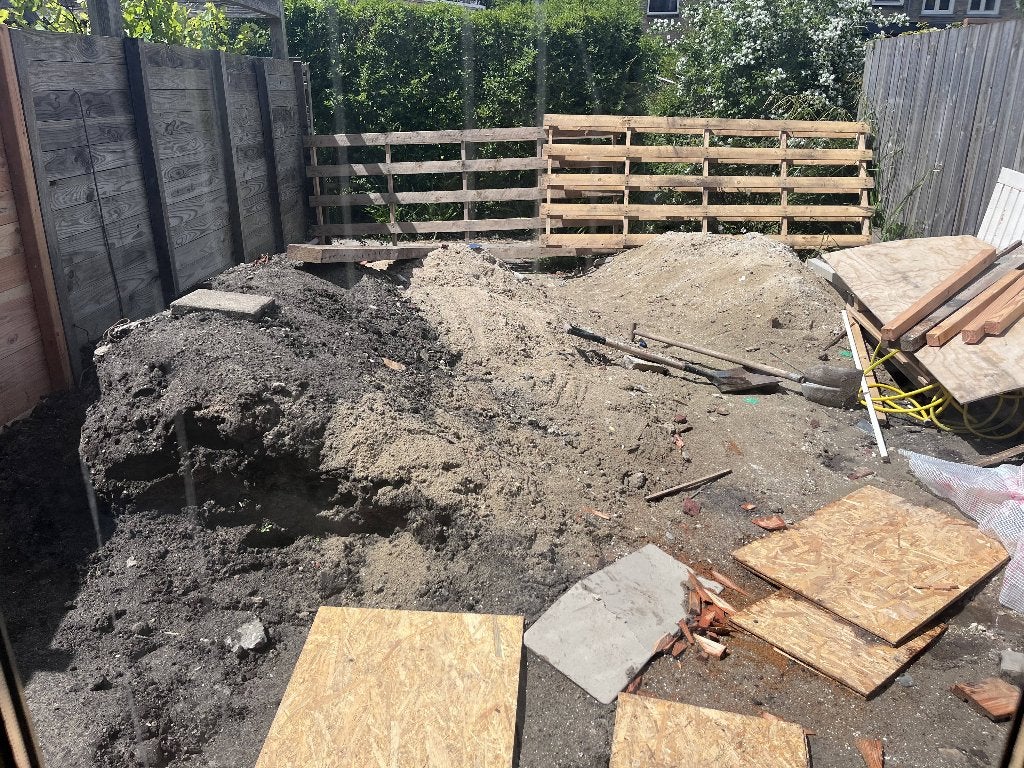 zand en aarde, Tuin en Terras, Zand, Ophalen, Gebruikt, Overige typen