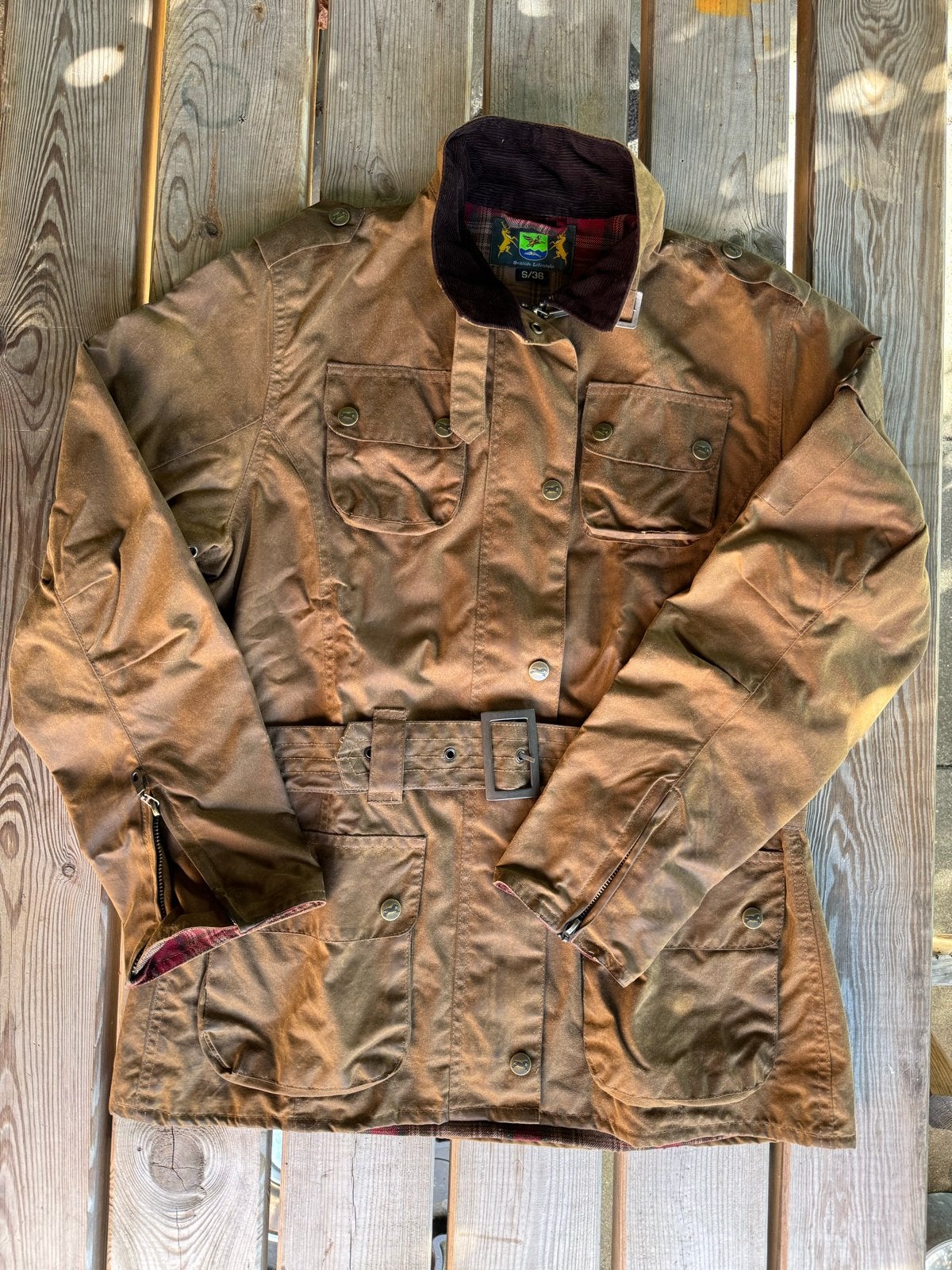 Hunter Outdoor Dames Waxjas - nieuwstaat, Kleding | Dames, Ophalen of Verzenden, Nieuw, Maat 36 (S), Bruin