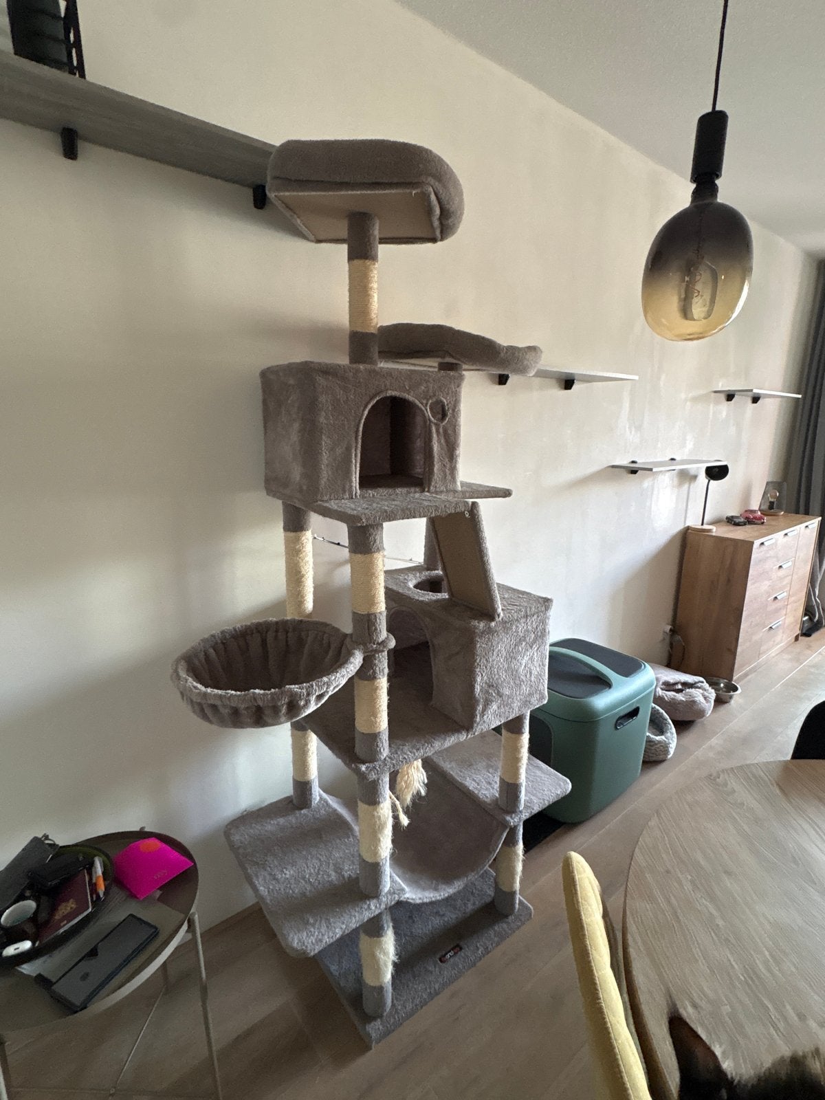 Moet weg! Katten krabtoren te koop, Dieren en Toebehoren, Ophalen, Gebruikt, Krabpaal