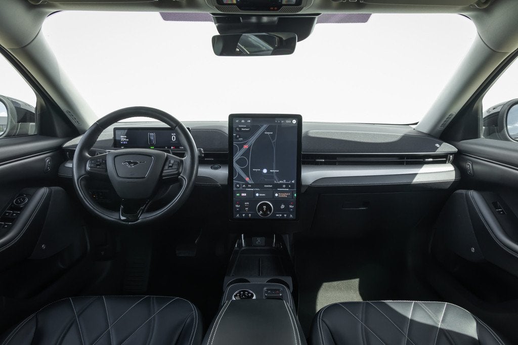 Ford Mustang MACH-E Extended RWD 98 kWh nlauto 360camera | B, Gebruikt, 750 kg, Zwart, Origineel Nederlands
