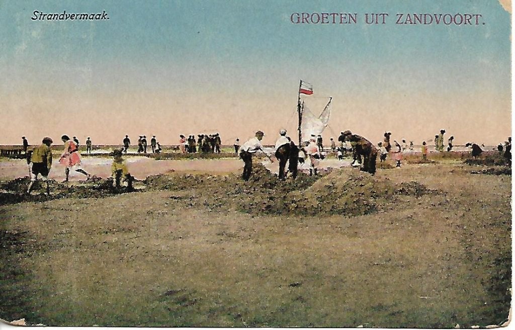 Zandvoort- -Strandvermaak., Verzenden, Voor 1920, Gelopen, Noord-Holland