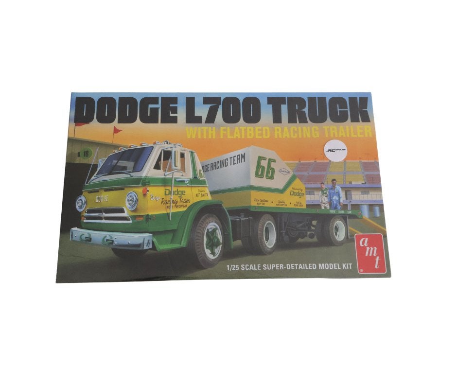 AMT 1966 Dodge L700 Truck w/Flatbed Racing, Overige merken, Verzenden, Groter dan 1:32, Nieuw
