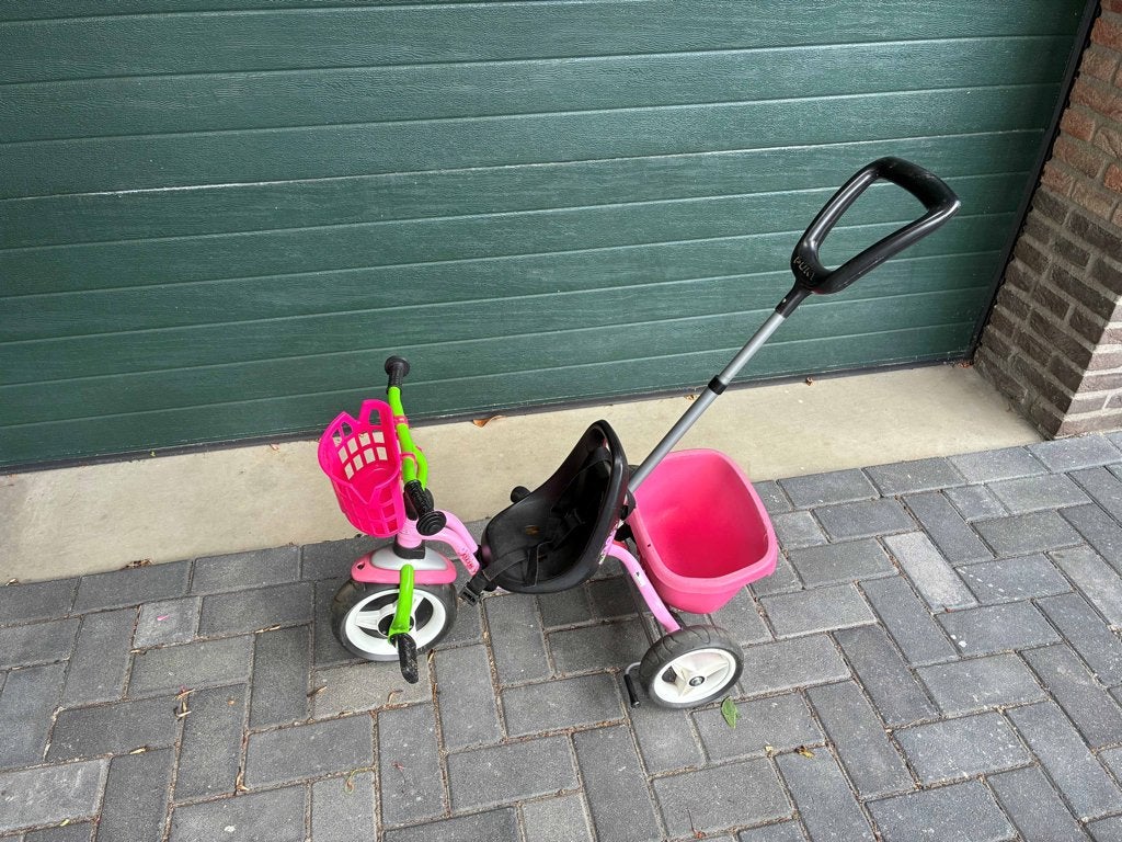 Driewieler Puky met afneembare duwstang, Ophalen, Gebruikt, Puky, Duwstang