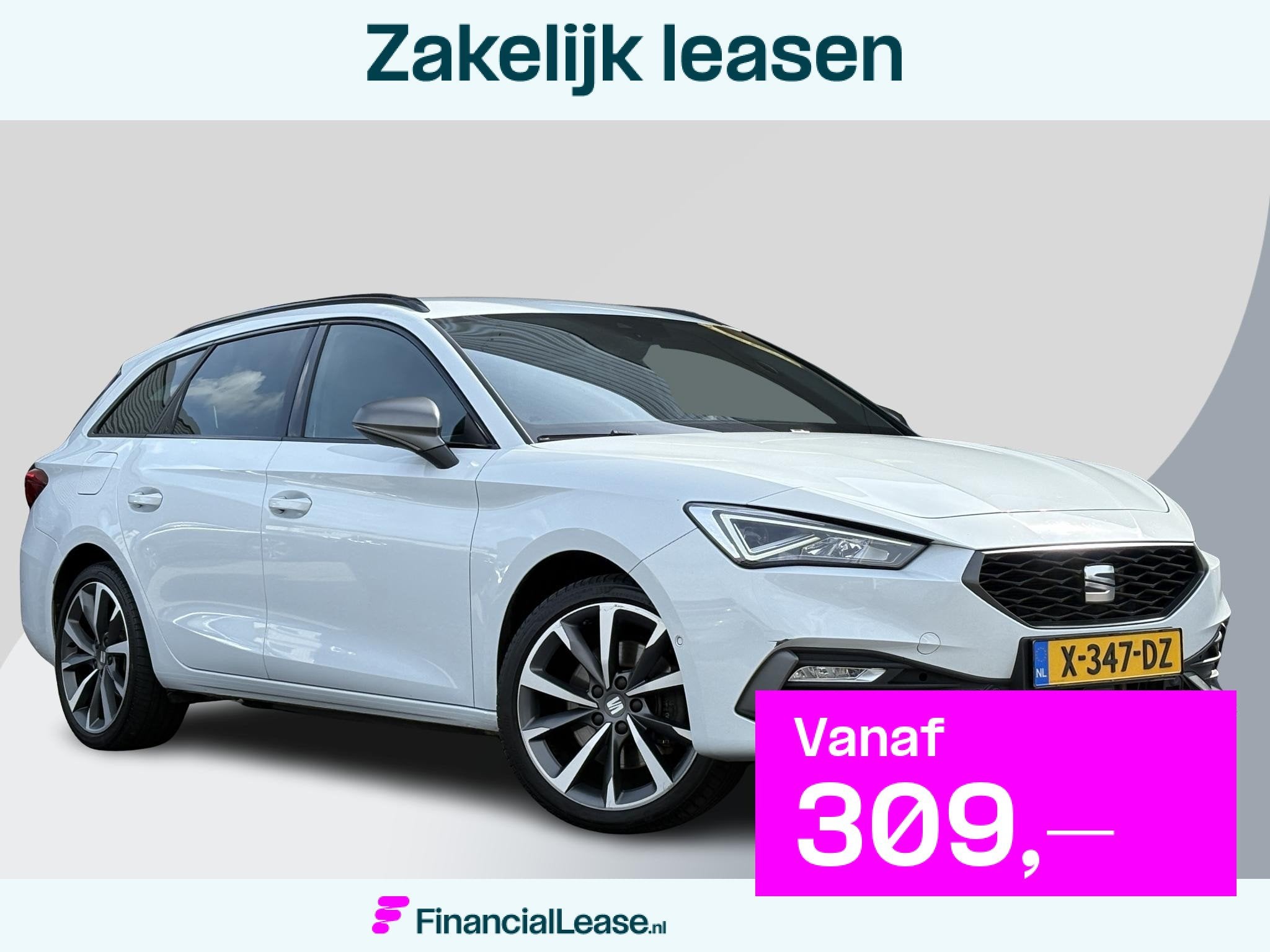 SEAT Leon Sportstourer 1.4 TSI eHybrid PHEV FR 204pk | 88,4%, Stof, Gebruikt, 4 cilinders, Leon