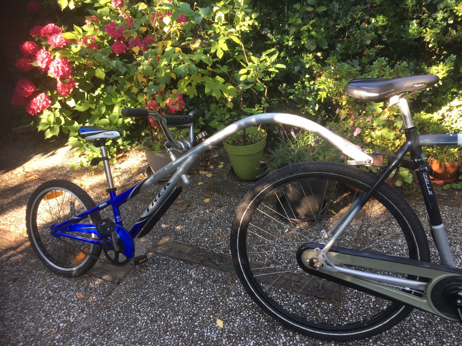 Trek aanhangfiets, Ophalen, Gebruikt, Opvouwbaar, Aanhangfiets