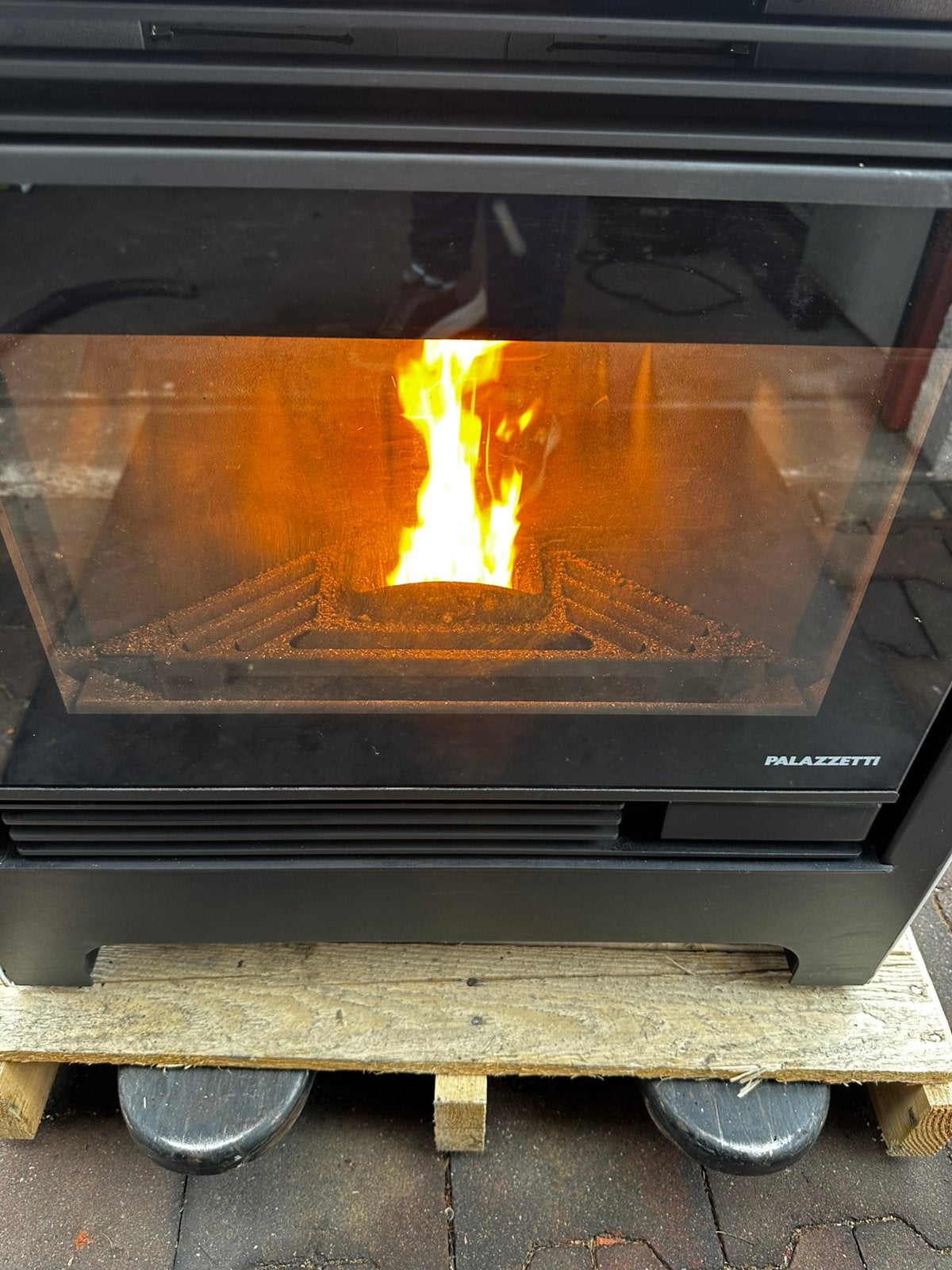 Pelletkachel van het topmerk Palazzetti, Ophalen, Zo goed als nieuw, Overige brandstoffen, Pelletkachel