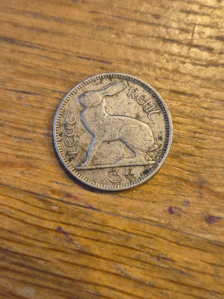 Ierland - 3 Pence 1942, Verzenden, Overige landen, Losse munt