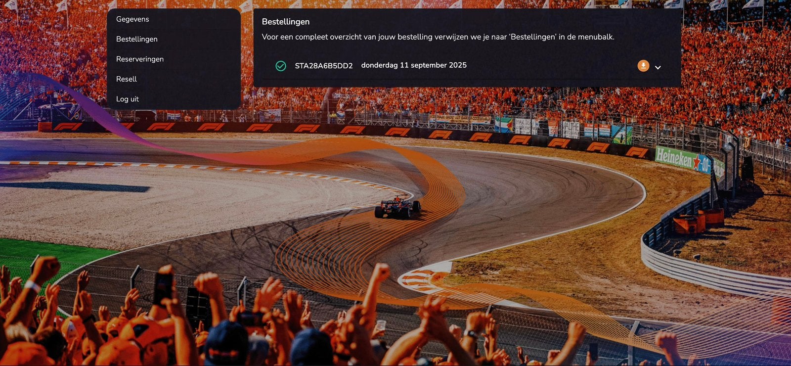 Grand Prix Zaterdag&Zondag tickets Tarzanbocht Grandstand 2, Twee personen, Meerdaags