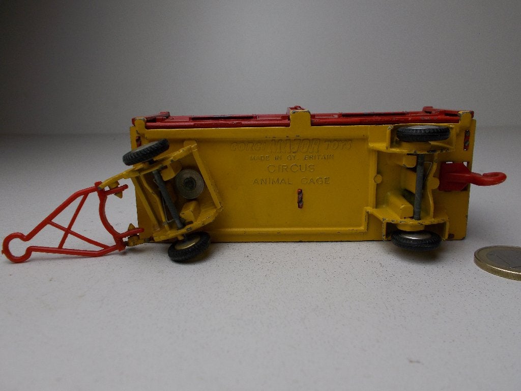 1962 Corgi MajorToys 1123 CHIPPERFIELDS ANIMAL CAGE (-G-), Ophalen of Verzenden, Zo goed als nieuw, Bus of Vrachtwagen, Corgi
