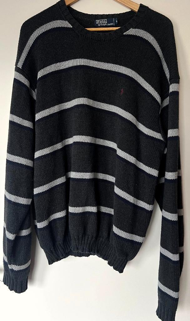 Polo Ralph Lauren Crewneck Sweater, Maat 52/54 (L), Zwart, Ophalen of Verzenden, Polo Ralph Lauren