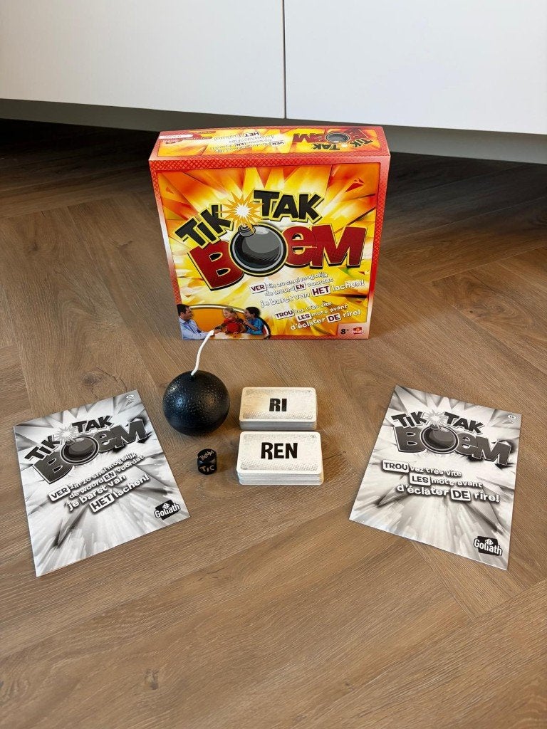 NIEUW! Tik Tak Boem kaartspel van Goliath 8+, Een of twee spelers, Ophalen of Verzenden, Nieuw, Goliath