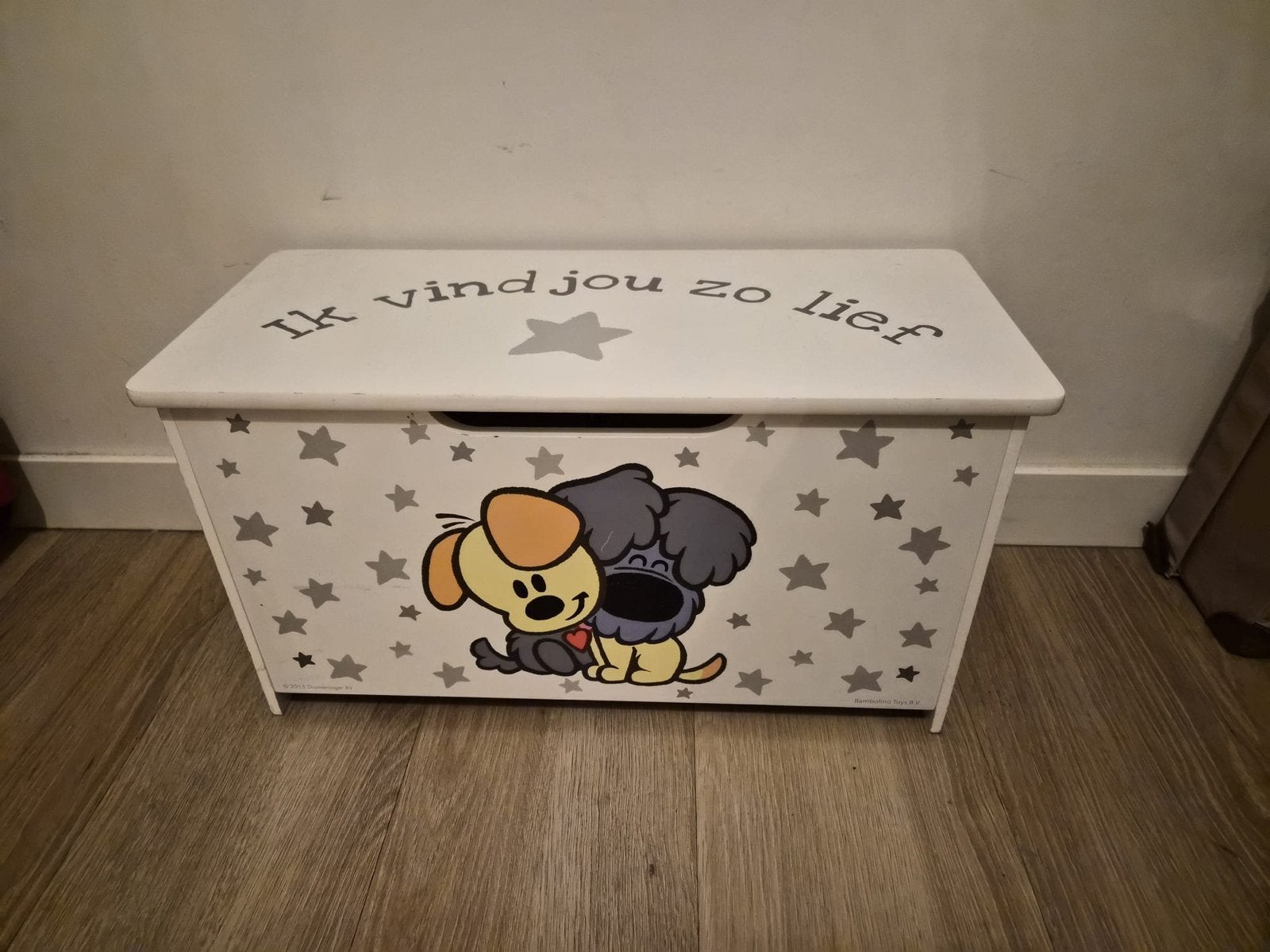 Woezel en Pip opbergbankje - 'Ik vind jou zo lief', Ophalen, Overige materialen, Gebruikt, 50 tot 100 cm